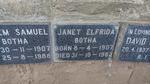 BOTHA Janet Elfrida 1907-1982