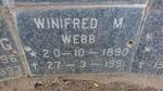 WEBB Winifred M. 1890-1991