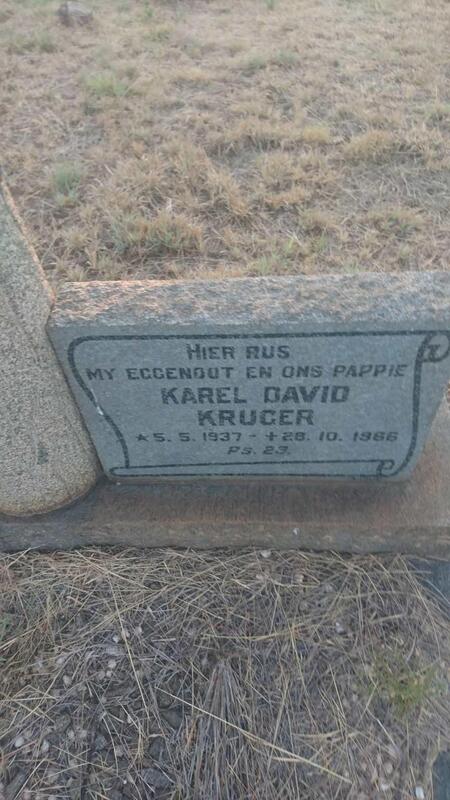 KRUGER Karel David 1937-1966