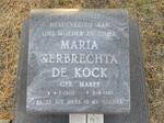 KOCK Maria Gerbrechta, de nee MAREE 1907-1981
