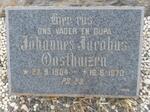 OOSTHUIZEN Johannes Jacobus 1904-1970