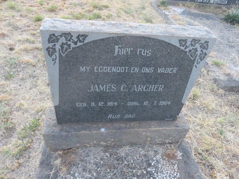 ARCHER James C. 1914-1964