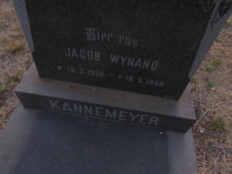 KANNEMEYER Jacob Wynand 1908-1968