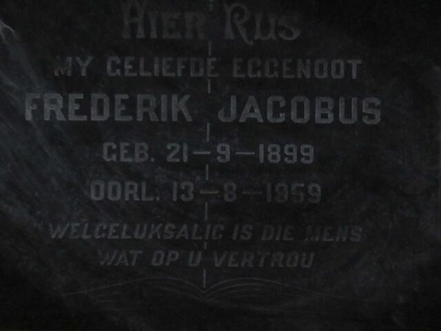 ? Frederik Jacobus 1899-1959