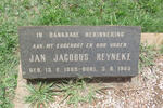 REYNEKE Jan Jacobus 1889-1965