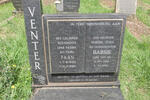 VENTER Faan 1920-1989 & Babsie VAN AS 1923-2002