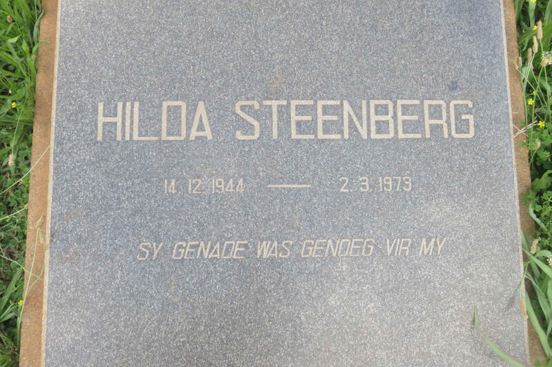STEENBERG Hilda 1944-1973