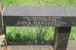 SAUNDERS Anna Margaretha 1909-1988