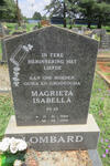 LOMBARD Magrieta Isabella 1924-2010