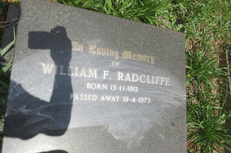 RADCLIFFE William F. 1912-1973