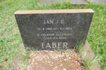 FABER Jan J.E. 1916-1974