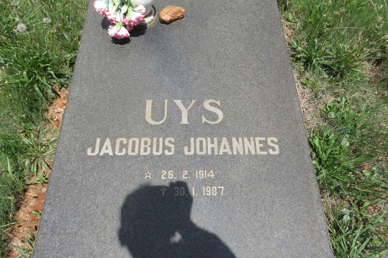 UYS Jacobus Johannes 1914-1987