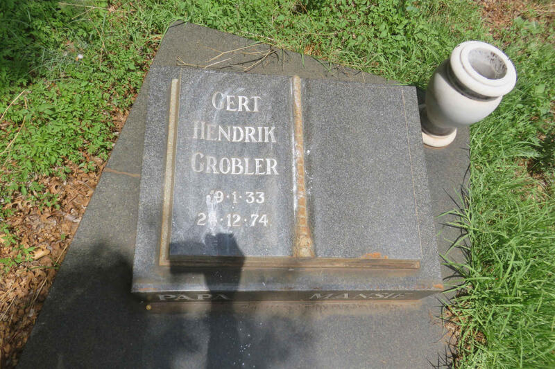 GROBLER Gert Hendrik ??33-??74