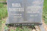 BEER Maria Dorothea, de 1927-2009