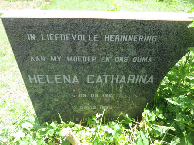 ? Helena Catharina 1921-1985