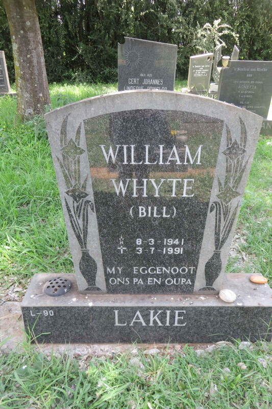 LAKIE William Whyte 1941-1991