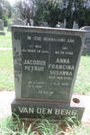 BERG Jacobus Petrus, van den 1924-1992 & Anna Francina Susanna VAN DYK 1926-
