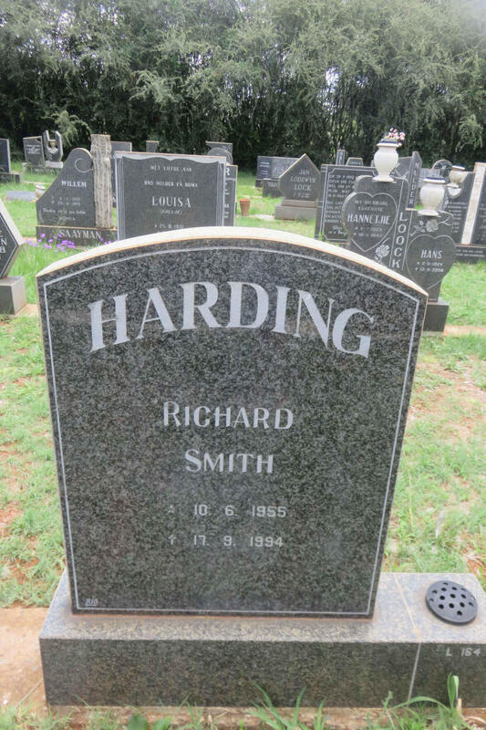 HARDING Richard Smith 1955-1994