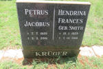 KRÜGER Petrus Jacobus 1920-2001 & Hendrina Frances SMITH 1929-2009