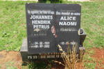HATTINGH Johannes Hendrik Petrus 1931-2002 & Alice Naomi 1939-