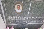 MOSTERT Deon Benjamin 1955-2004 :: GELDENHUYS Petro 1959-2014