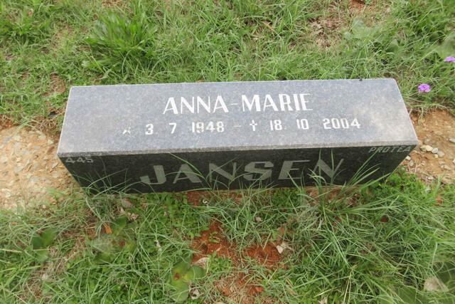 JANSEN Anna-Marie 1948-2004