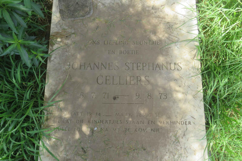 CELLIERS Johannes Stephanus 1971-1973