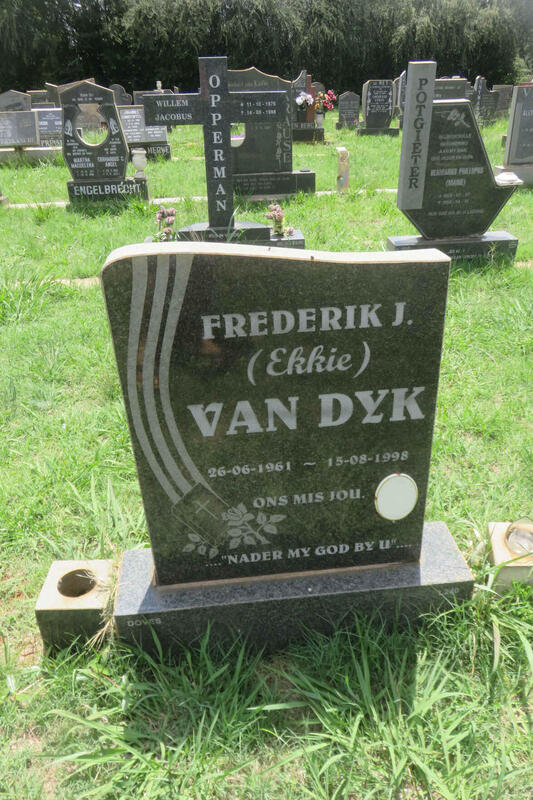 DYK Frederik J., van 1961-1998