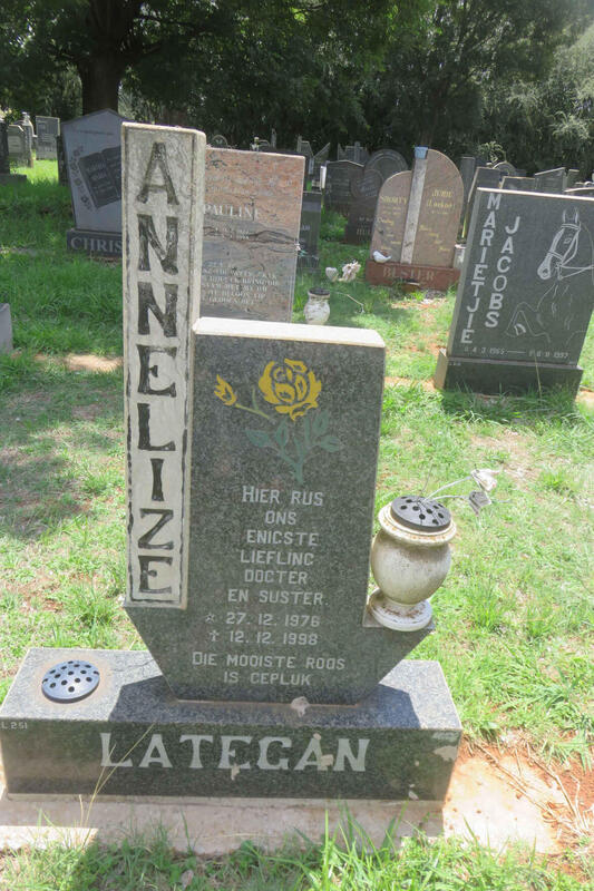 LATEGAN Annelize 1976-1998