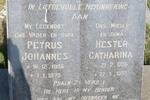 ZYL Petrus Johannes, van 1896-1975 & Hester Catharina 1906-1993