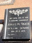 VISAGIE Willem 1903-1988 & Anna C.W. DU PLESSIS 1916-1978