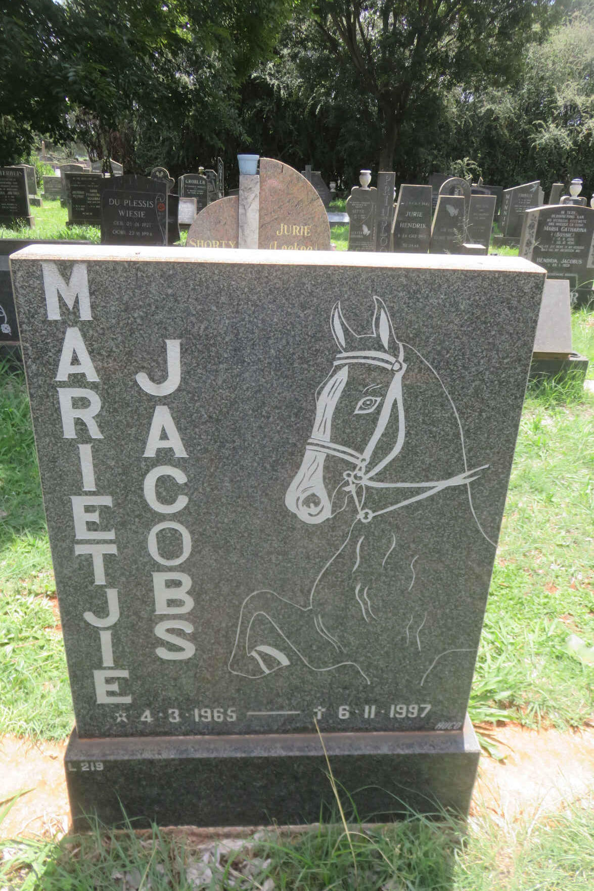 JACOBS Marietjie 1965-1997