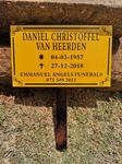 HEERDEN Daniël Christoffel, van 1957-2018