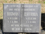 ? Bosman 1918-1984 & Gertruida 1918-1983