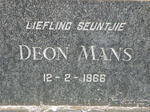 MANS Deon 1966-1966