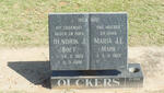 OLCKERS Hendrik J. 1929-1996 & Maria J.E. 1929-