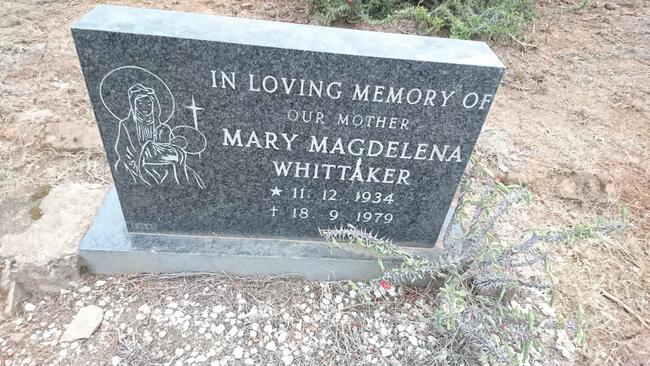 WHITTAKER Mary Magdelena 1934-1979