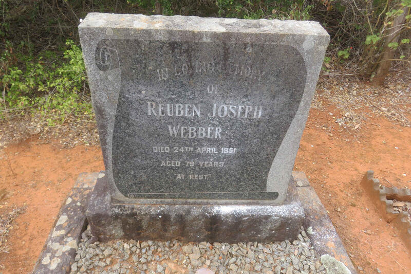 WEBBER Reuben Joseph -1951