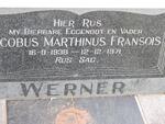 WERNER Cobus Marthinus Fransois 1938-1971