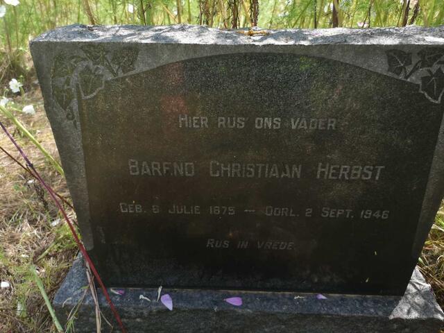 HERBST Barend Christiaan 1875-1946
