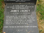 ZACKEY James 1927-2011