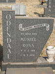 ODENDAAL Muriel Rosa 1916-1974