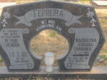 FERREIRA Petrus Hendrik 1920-1995 & Magdalena Adriana Fransina 1924-