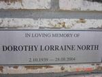NORTH Dorothy Lorraine 1939-2004