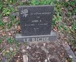 RICHE John S., le 1881-1957