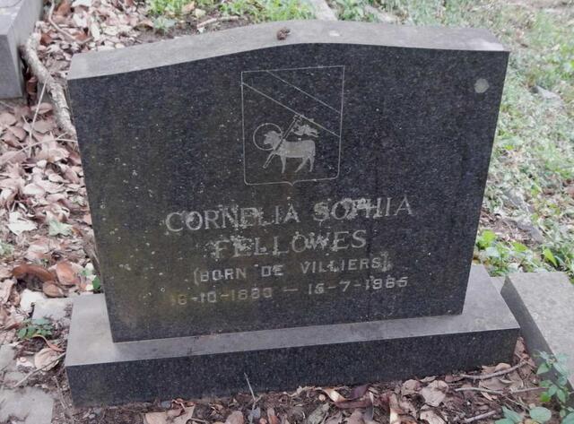 FELLOWS Cornelia Sophia nee DE VILLIERS 188?-1965