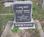 RENTON Maurice Ashley 1925-2016 & Imogen Nola 1927-2016