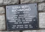 RICHMOND Susan Meryl nee CARNELLEY 1945-2003