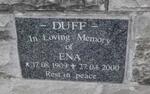 DUFF Ena 1909-2000