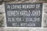 JOHNS Kenneth Harold 1930-2015
